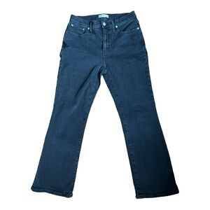Madewell Mid Rise Kick Out Jeans Black Size 28